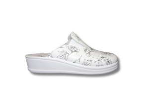 Kožne natikače Comfort Step (Adaco) 201 Fiori 001