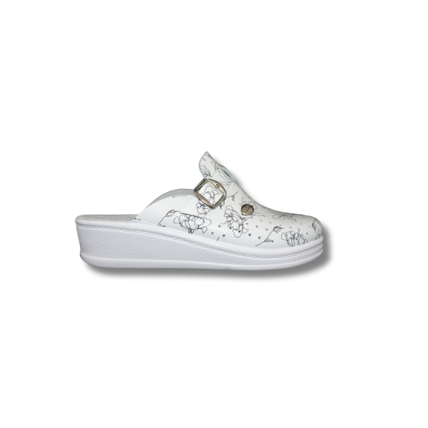 Kožne natikače Comfort Step (Adaco) 200 Fiori 001