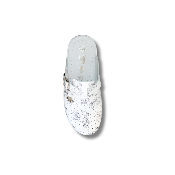 Kožne natikače Comfort Step (Adaco) 200 Fiori 001