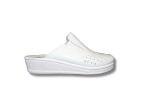 Kožne natikače Comfort Step (Adaco) 201 Bijela