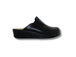 Kožne natikače Comfort Step (Adaco) 201 Crna