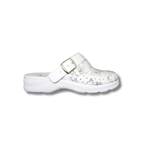 Kožne papuče Comfort Step (Adaco ) 812 Fiori 001