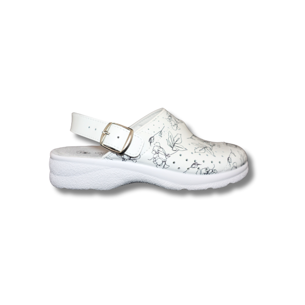 Kožne papuče Comfort Step (Adaco ) 812 Fiori 001